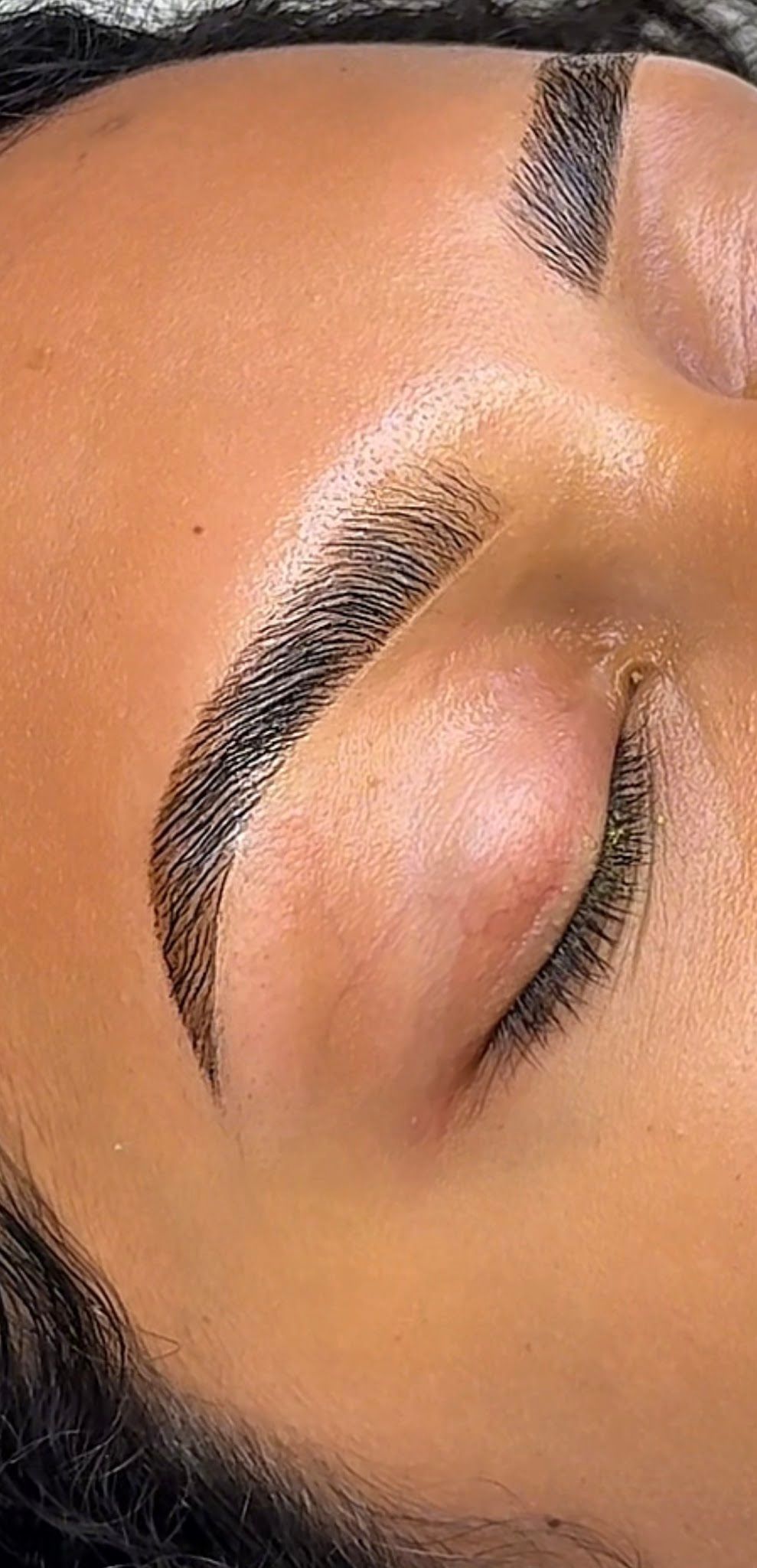 Eyebrow Tattoo result by Flossy Skin Artistry in Atlanta, GA