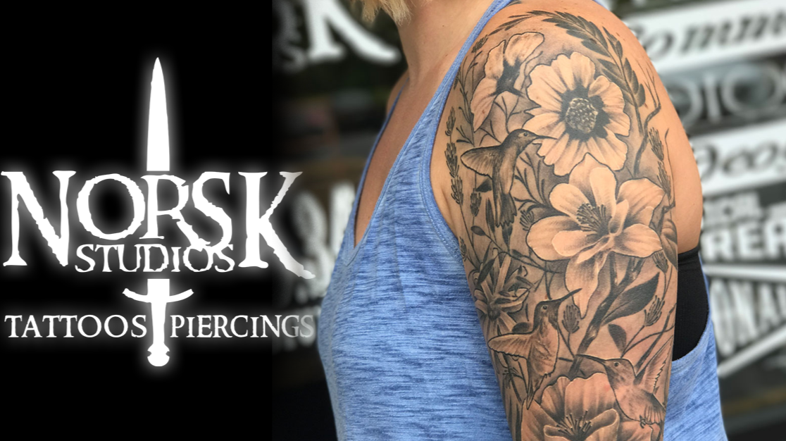 Norsk Studios: Tattoos & Piercings — saline tattoo removal in Buford, GA