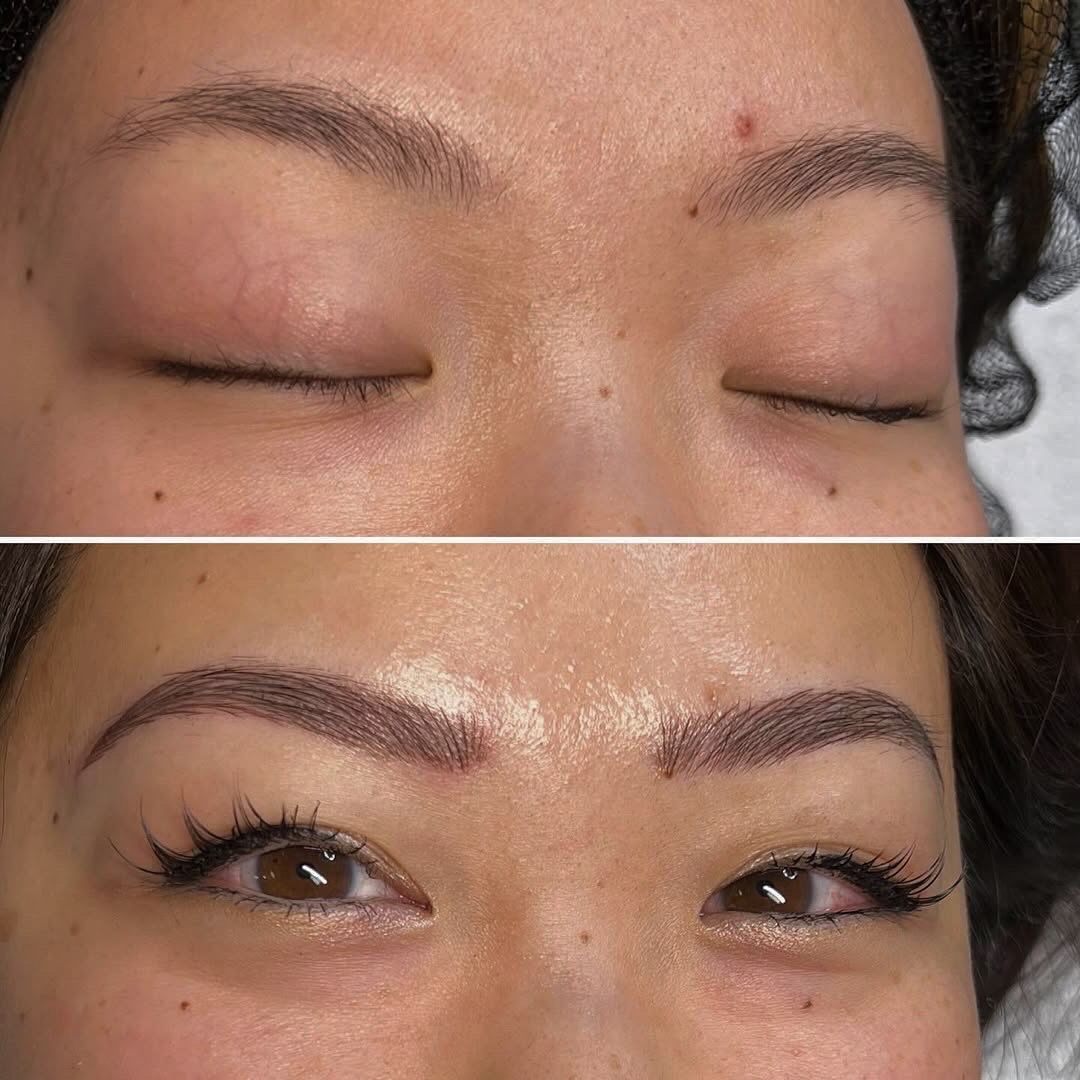 Permanent makeup work by Once in a Blue Moon Tattoo in Johns Creek, GA