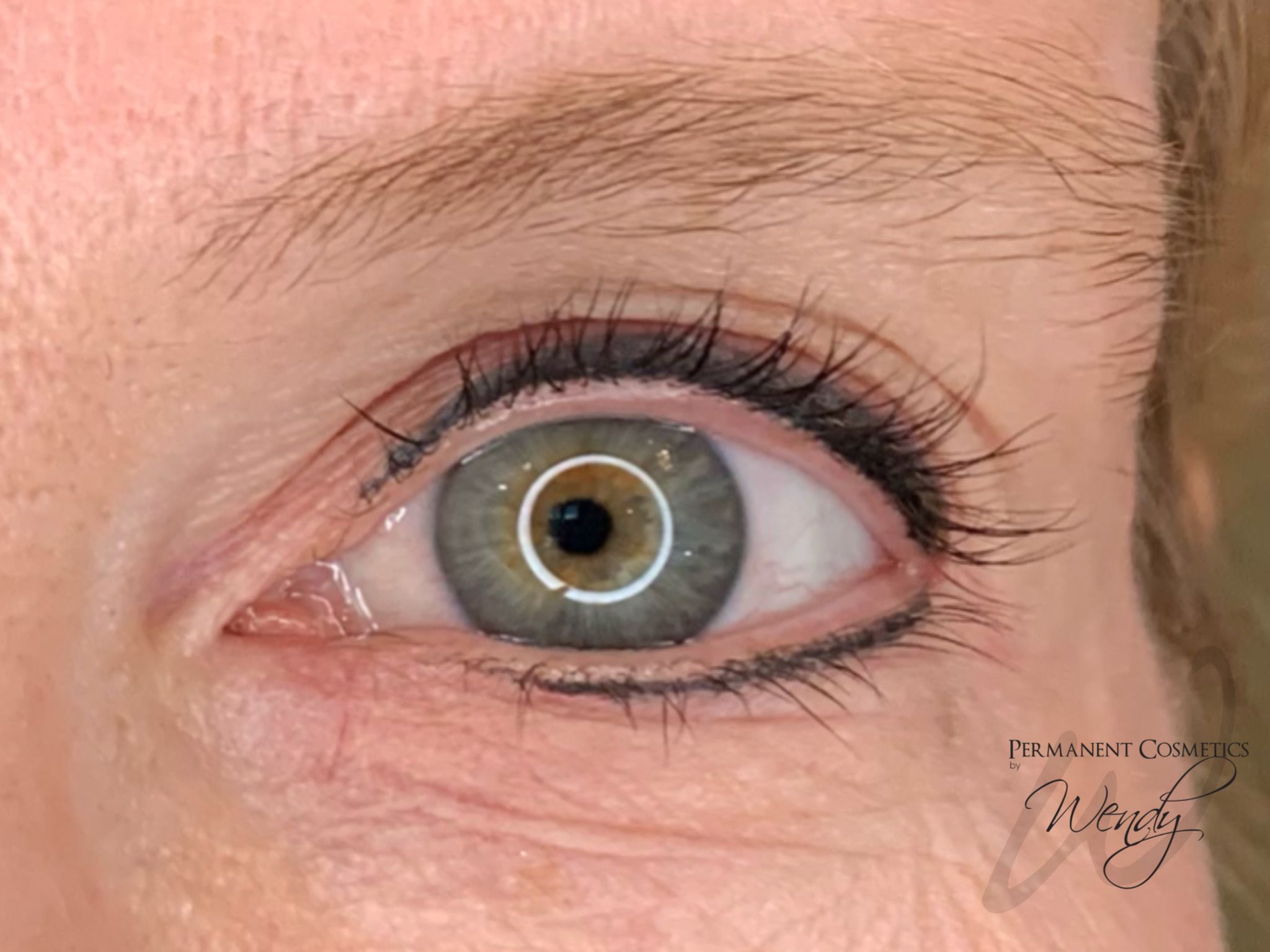 Eyeliner Tattoo result by Permanent Cosmetics by Wendy in Columbus, GA