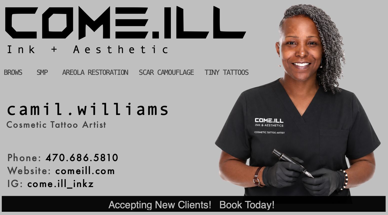 COME.iLL Ink & Aesthetics — permanent makeup work