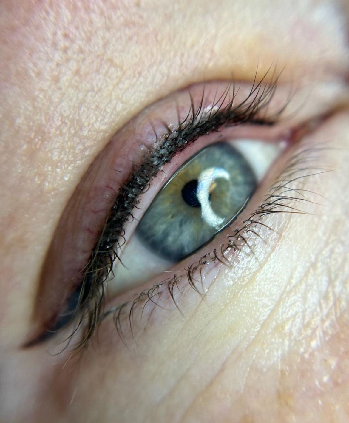 Eyeliner Tattoo result by GiacMicro & Aesthetics in Greenville, SC