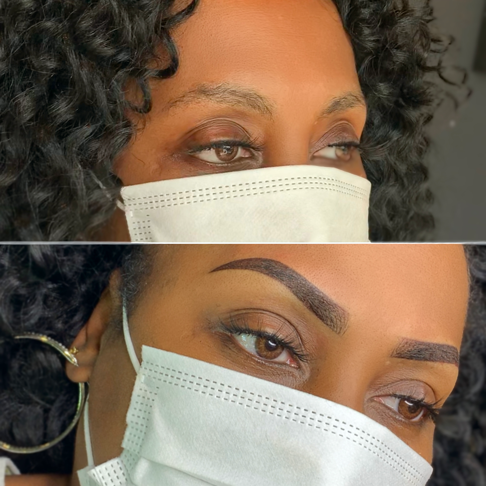 Eyebrow Tattoo result by XO Beauty & Brows in Atlanta, GA