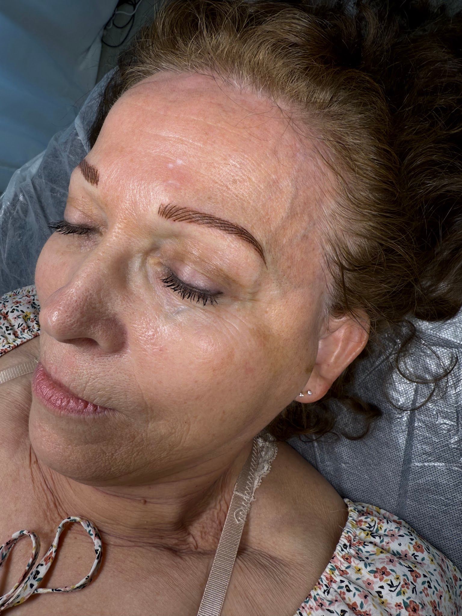 Eyebrow Tattoo result by Harlowe Beauty Studio in Fernandina Beach, FL