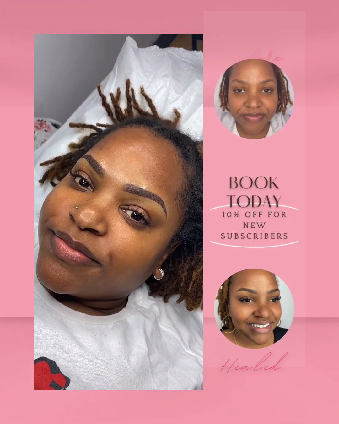 Eyebrow Tattoo result by The J Effects in Riverdale, GA