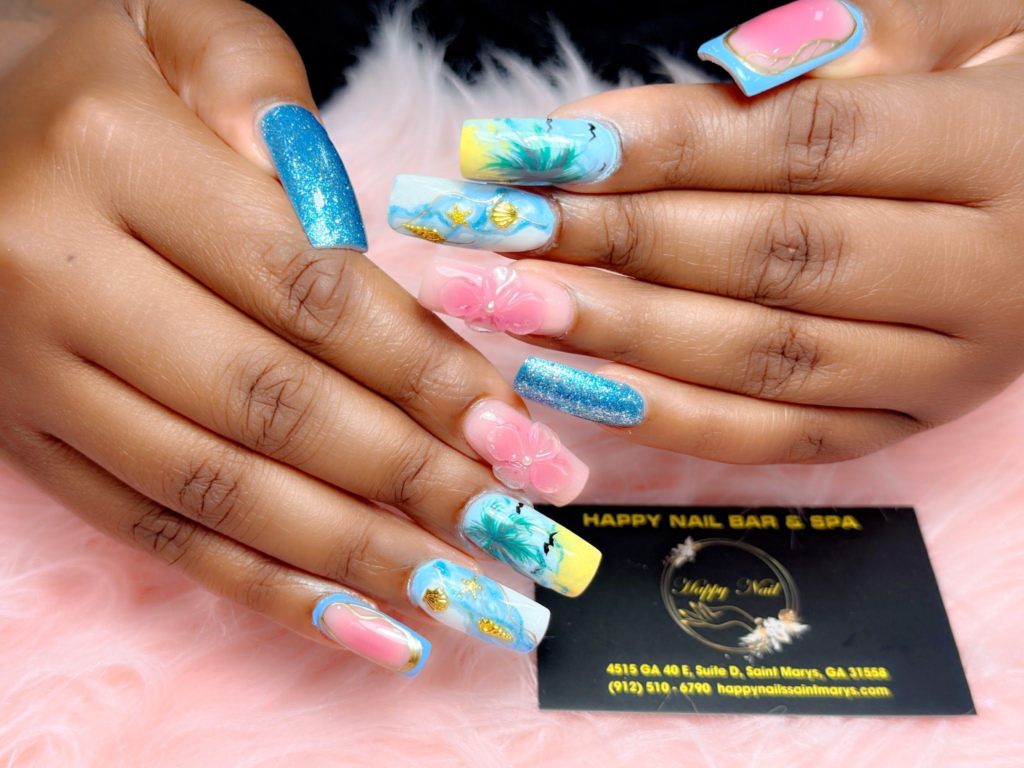 Permanent makeup work by Happy Nails Bar in St Marys, GA