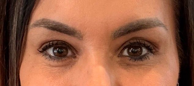 Eyebrow Tattoo result by JE Beauty Spa - Brows, Lashes, Skincare & Waxing | Duluth, GA in Duluth, GA