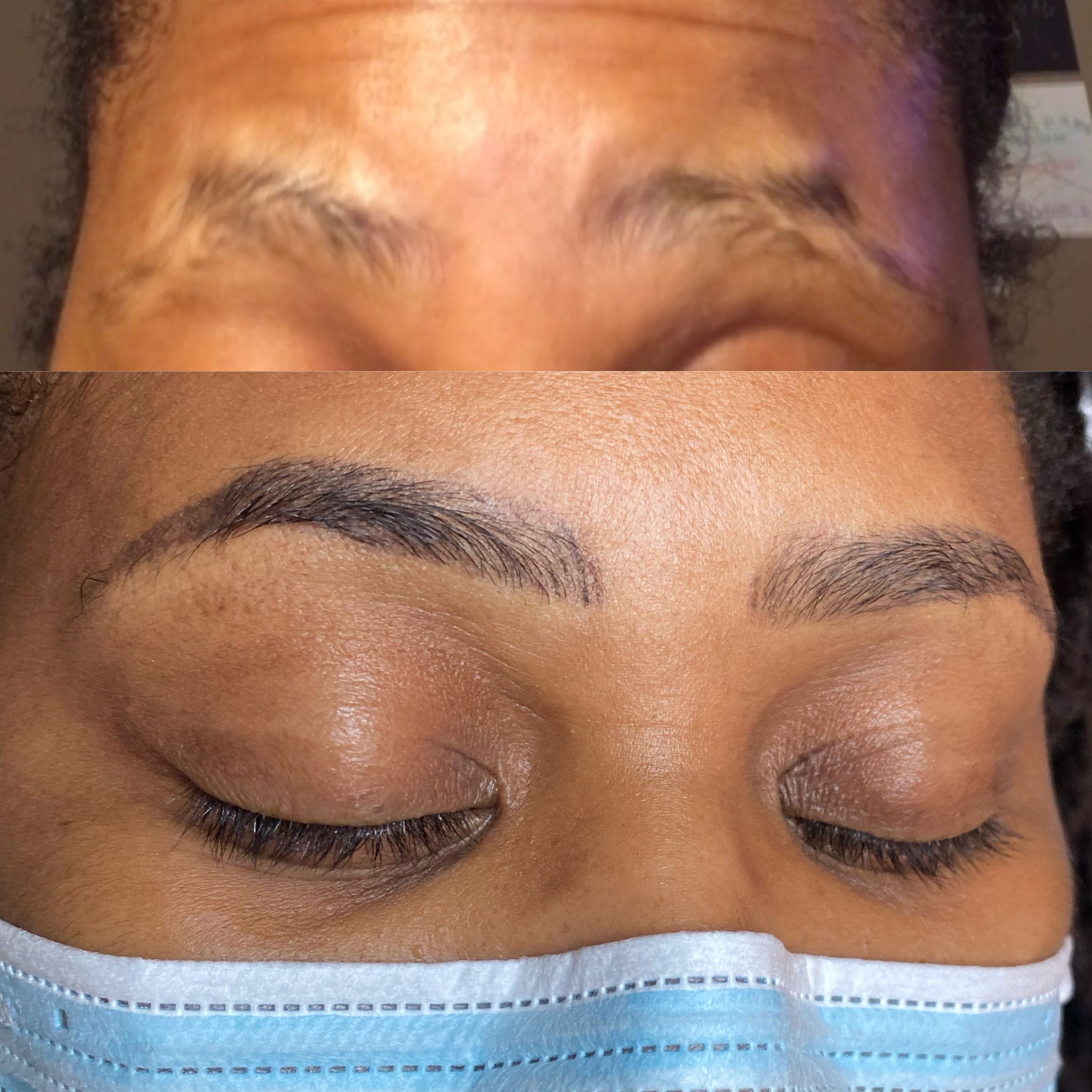 Eyebrow Tattoo result by So Chic Beauty in Macon, GA