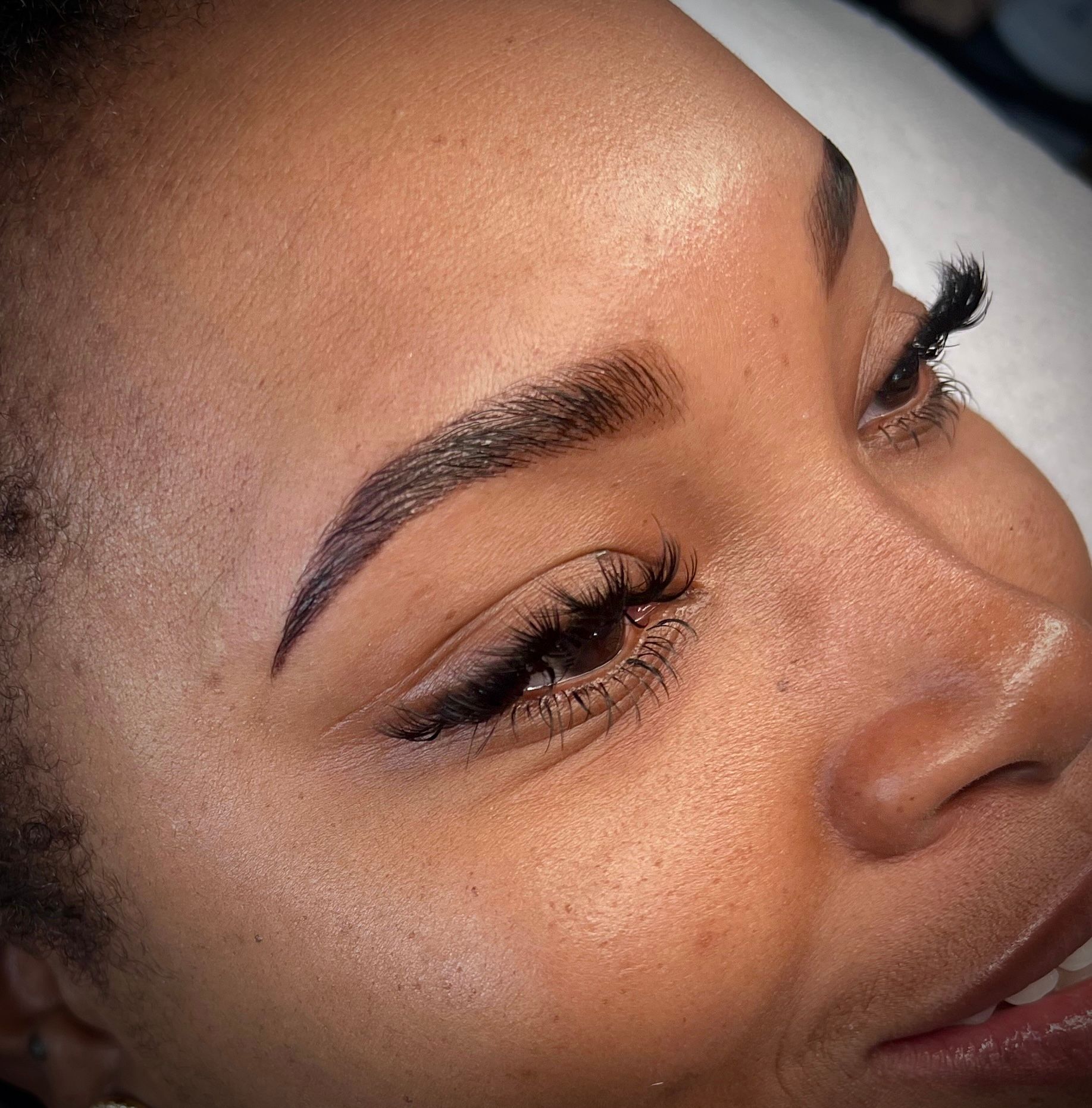 Eyebrow Tattoo result by Alaina Aesthetics in Thomasville, GA