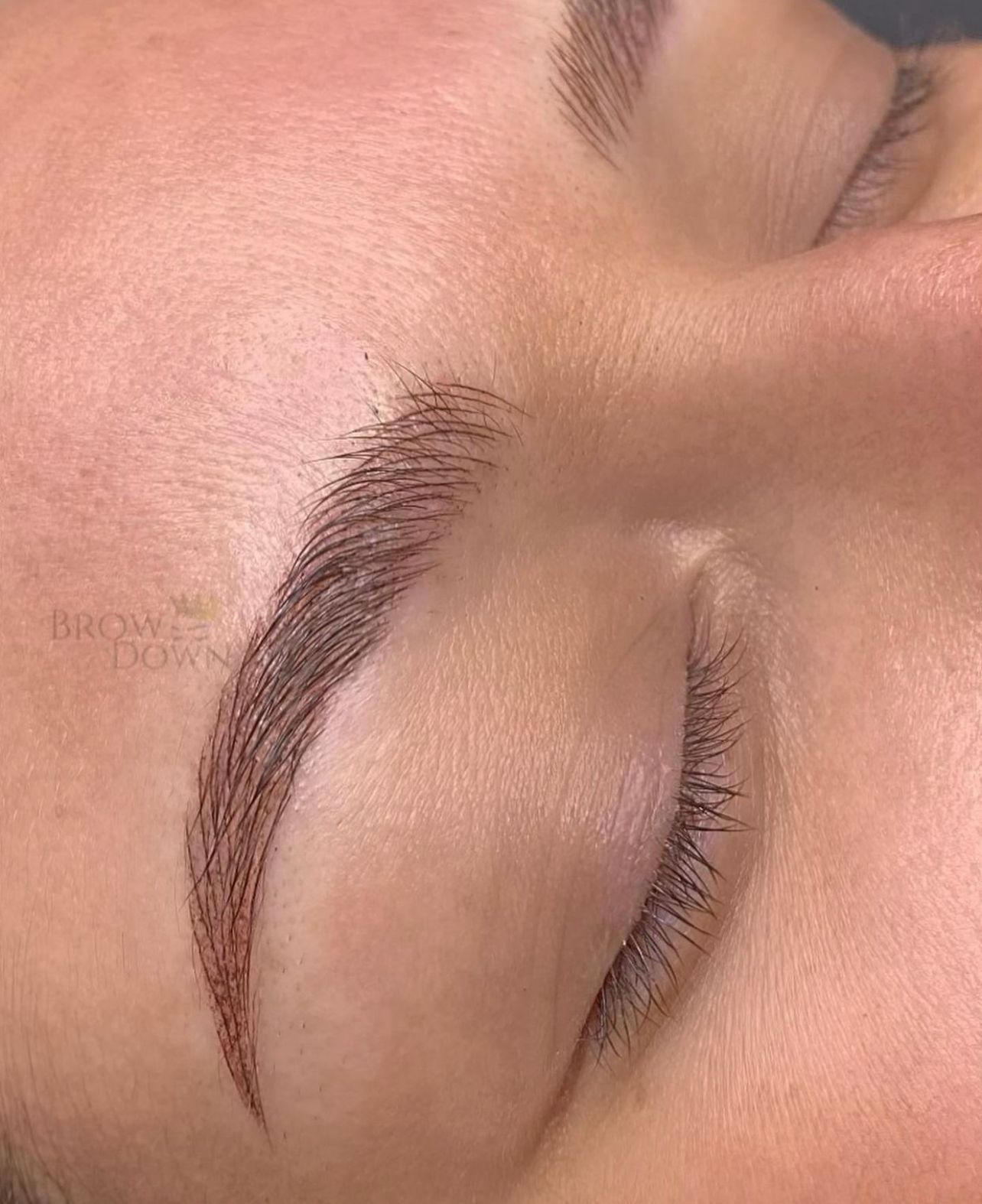 Eyebrow Tattoo result by Brow Down Microblading and Training Studio in Jacksonville, FL