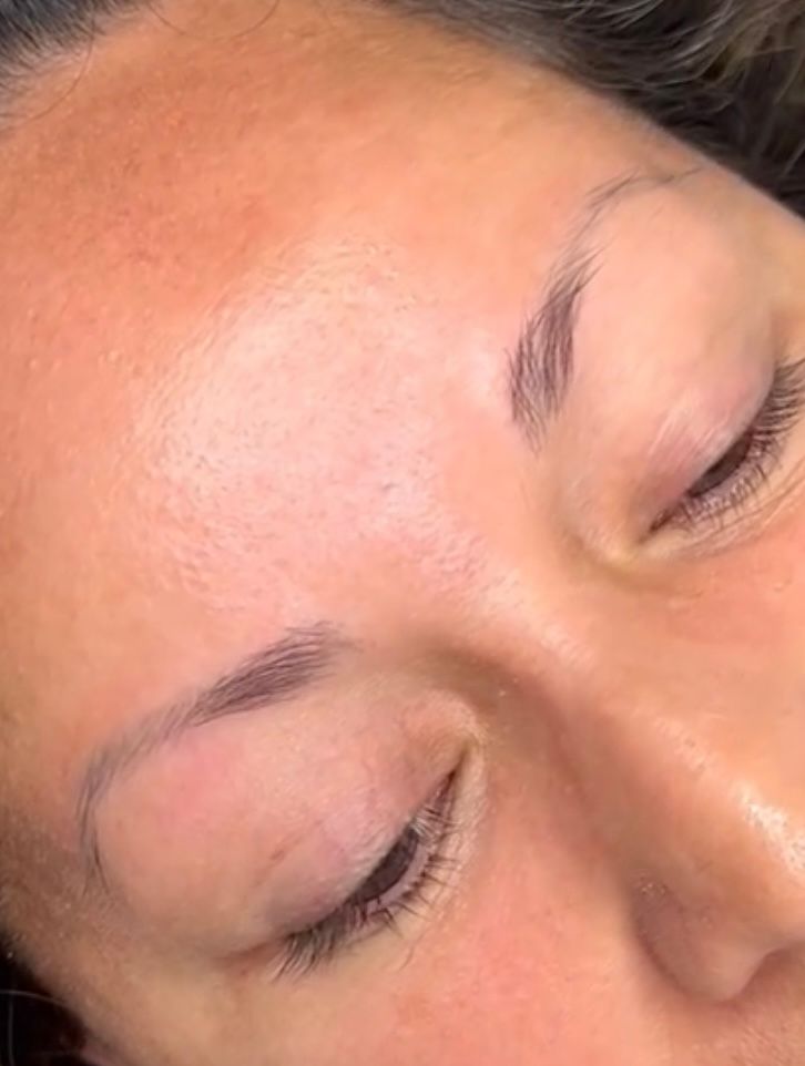 Eyebrow Tattoo result by TalíRose Aesthetics in Savannah, GA