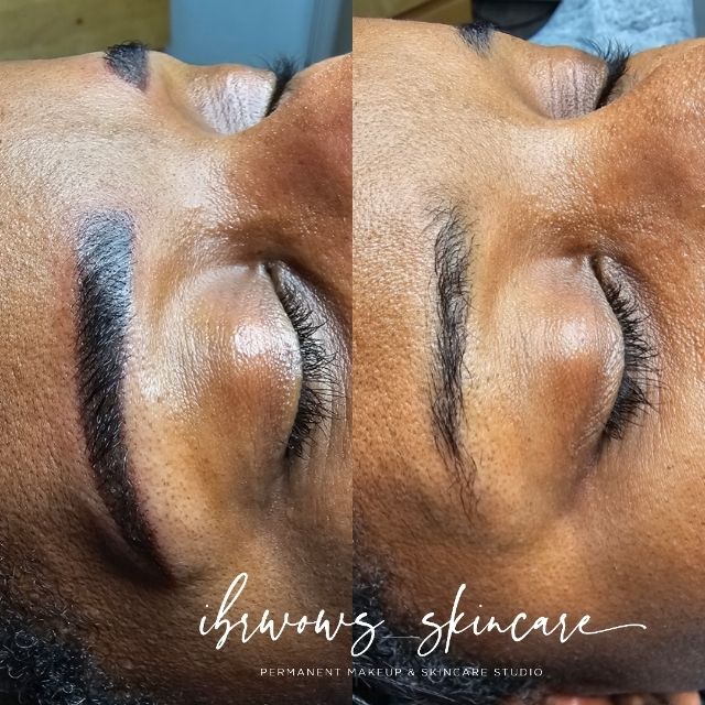 Eyebrow Tattoo result by Ibrwows skincare studio Alpharetta in Alpharetta, GA