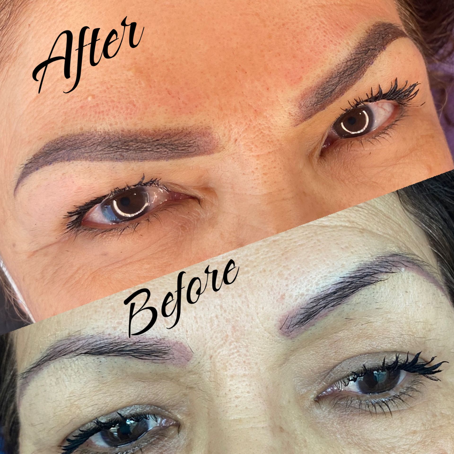 Eyebrow Tattoo result by Microblade & Shade by Blanca Aguirre in Dalton, GA