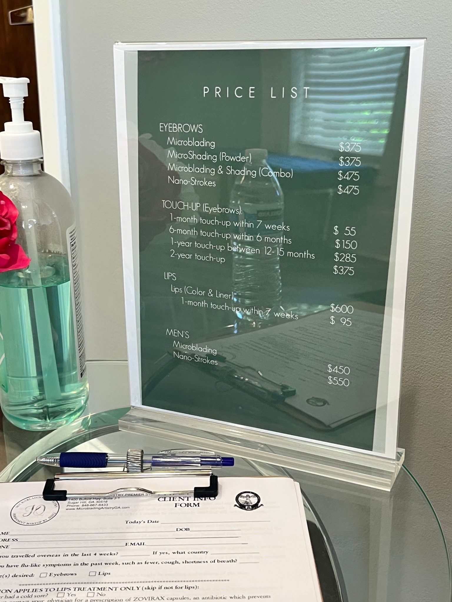 Permanent makeup work by Microblading Artistry Premier Studio in Sugar Hill, GA