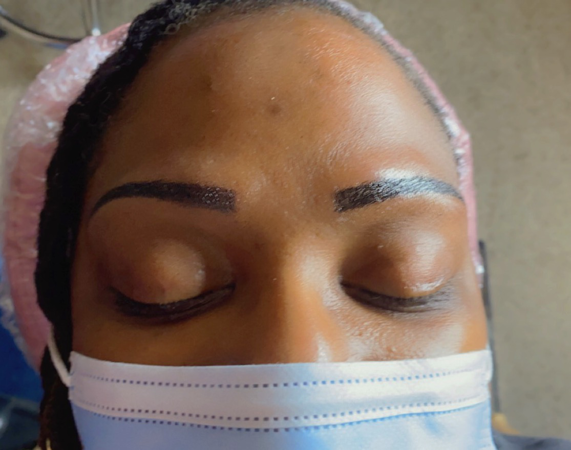 Eyebrow Tattoo result by Brown Sugar Brows in South Fulton, GA