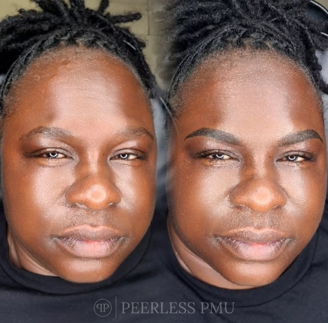 Eyebrow Tattoo result by Peerless PMU | Microblading Hinesville GA in Hinesville, GA