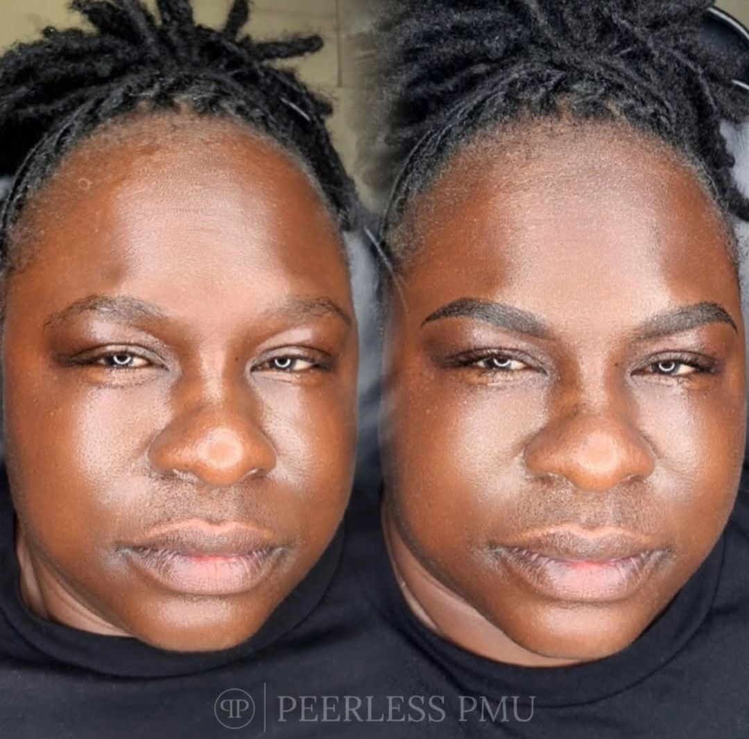 Eyebrow Tattoo result by Peerless PMU | Microblading Hinesville GA in Hinesville, GA