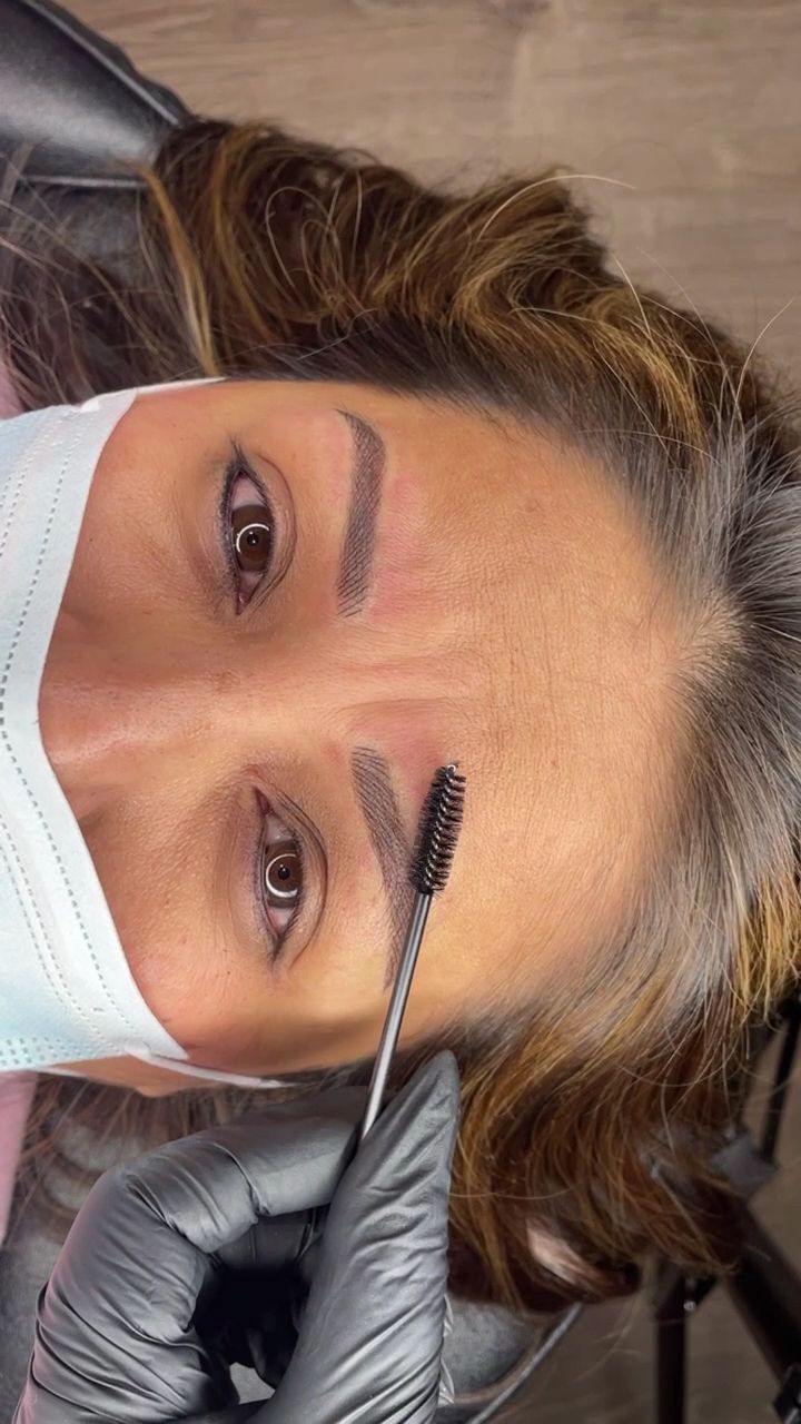 Eyebrow Tattoo result by Laura Rea Eyebrow Microblading in Franklin Square, NY