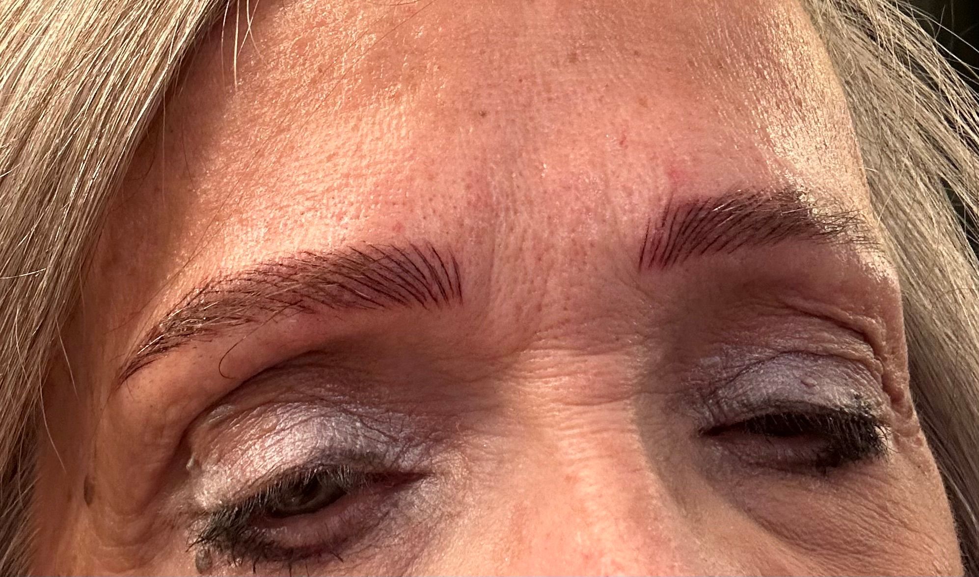 Eyebrow Tattoo result by Laura Rea Eyebrow Microblading in Franklin Square, NY