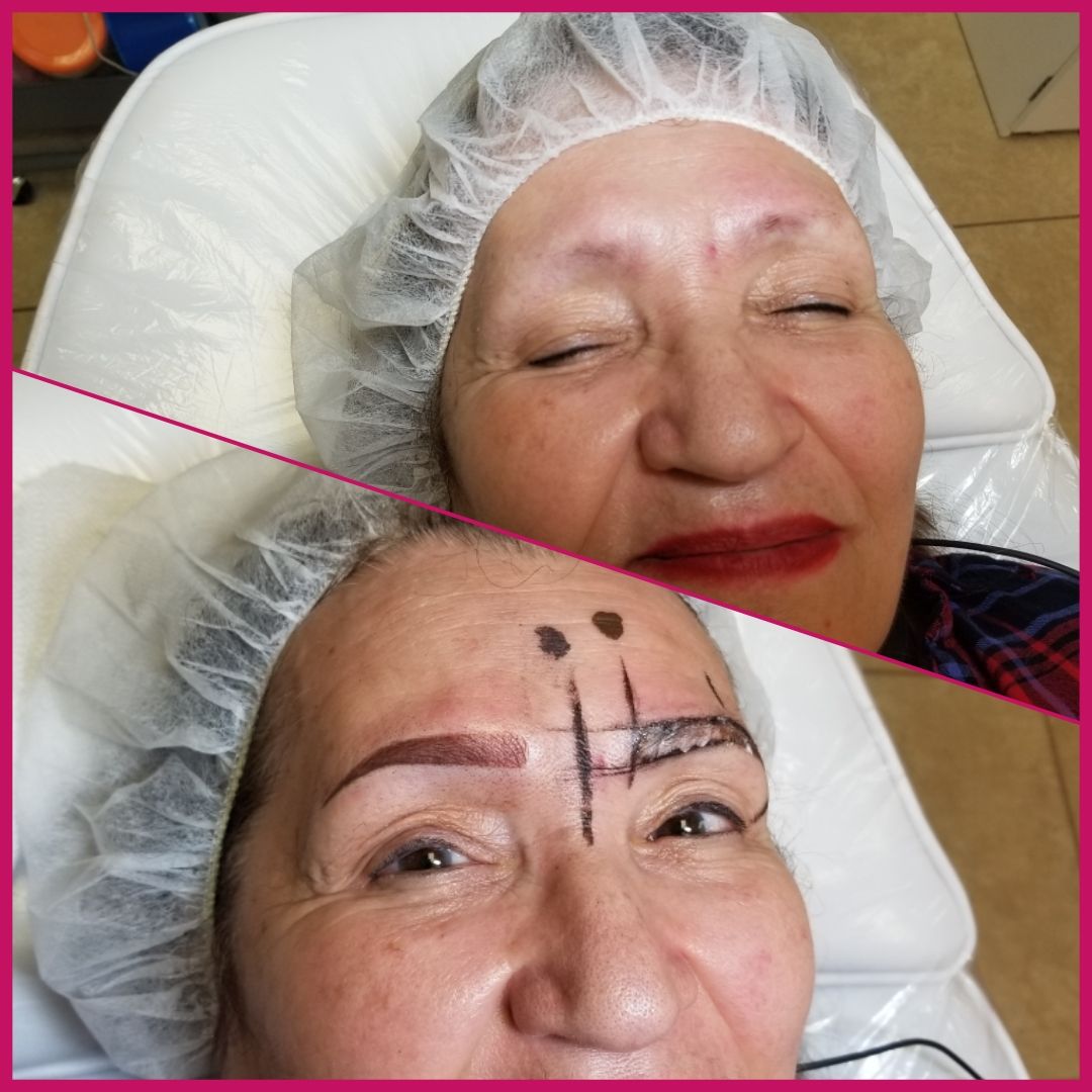 Eyebrow Tattoo result by INKspired Cosmetics - Microblading & Permanent Makeup Clinic in Tucker, GA