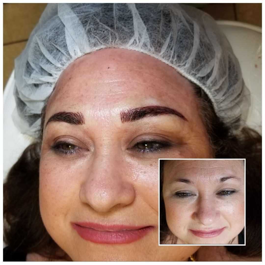 Eyebrow Tattoo result by INKspired Cosmetics - Microblading & Permanent Makeup Clinic in Tucker, GA