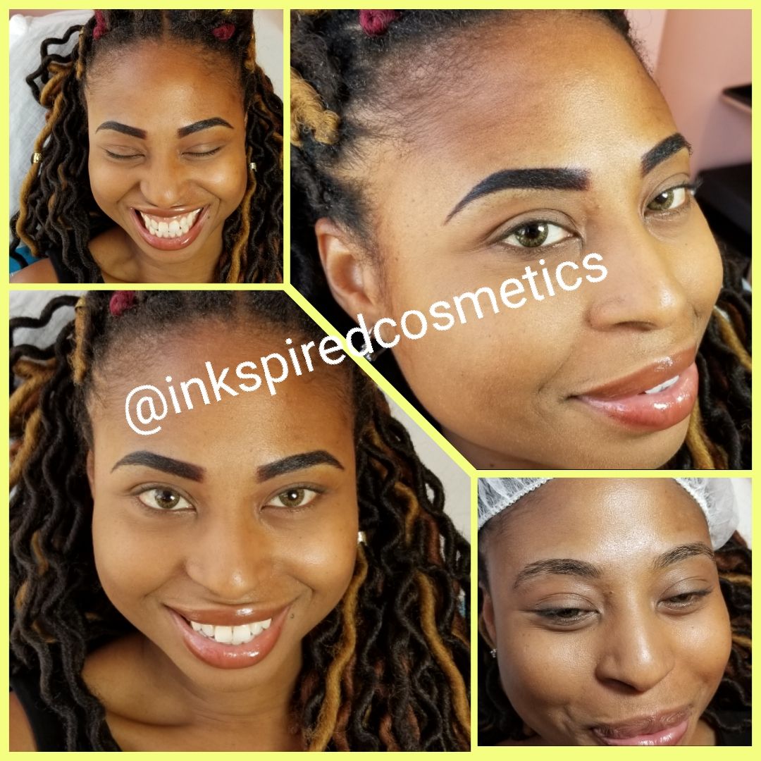 Eyebrow Tattoo result by INKspired Cosmetics - Microblading & Permanent Makeup Clinic in Tucker, GA