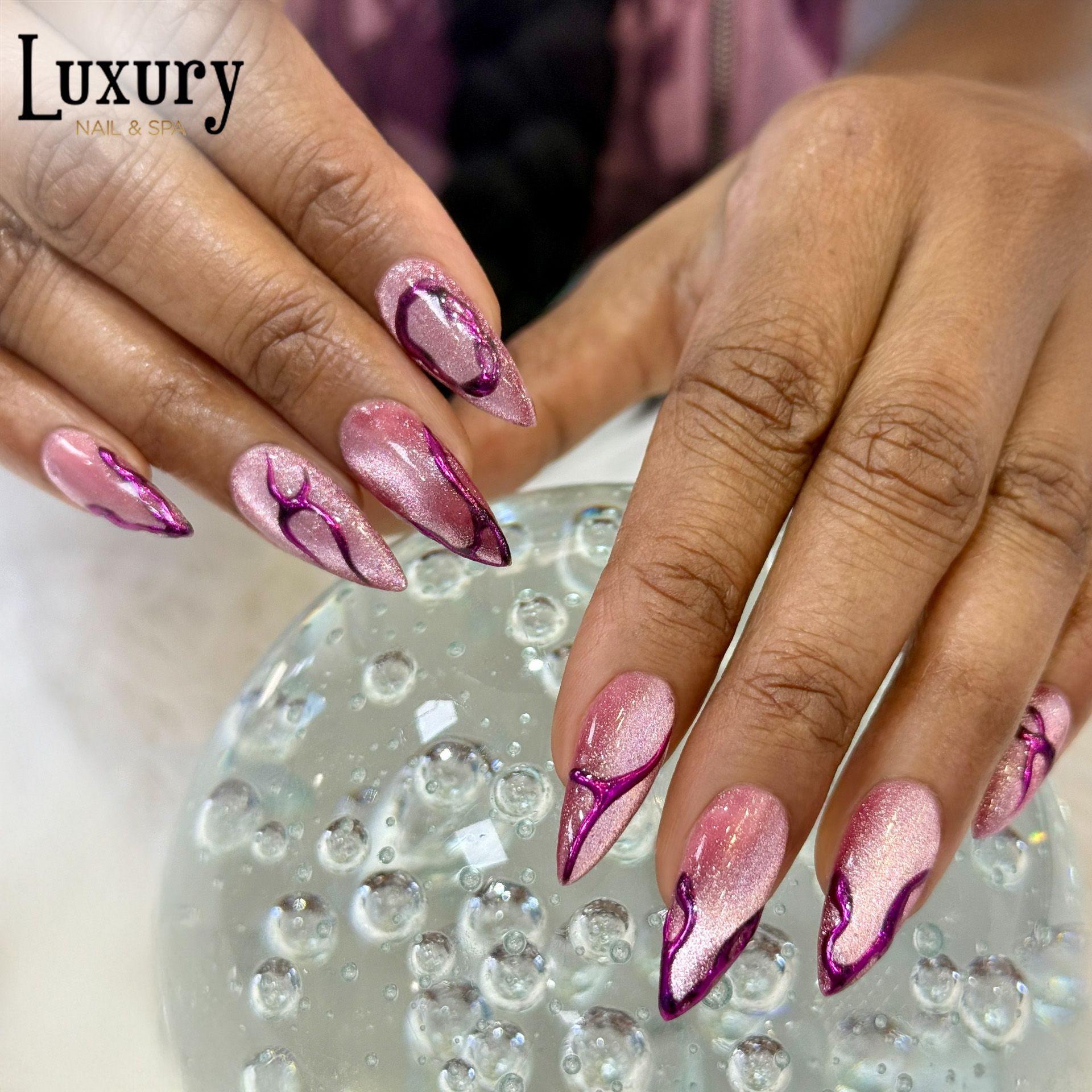 Permanent makeup work by LUXURY NAIL & SPA in Snellville, GA