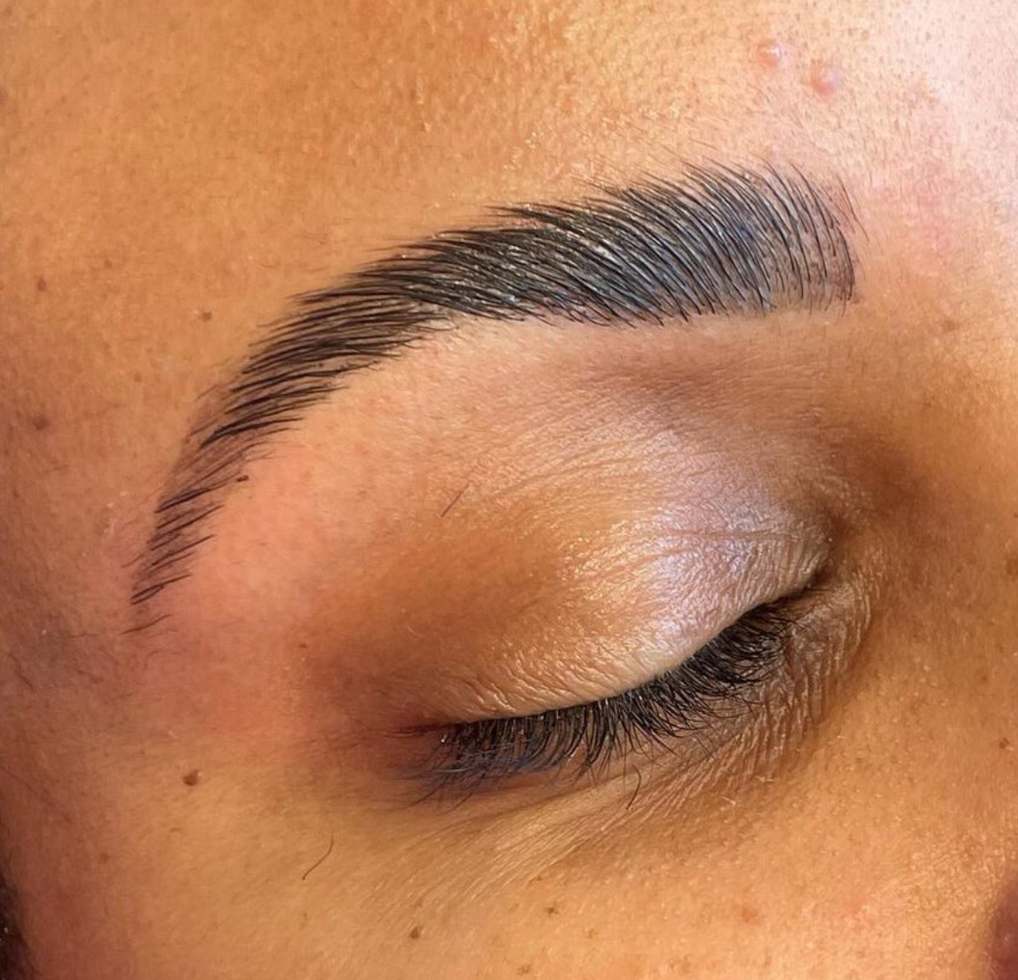 Eyebrow Tattoo result by Native Collective in Fayetteville, GA
