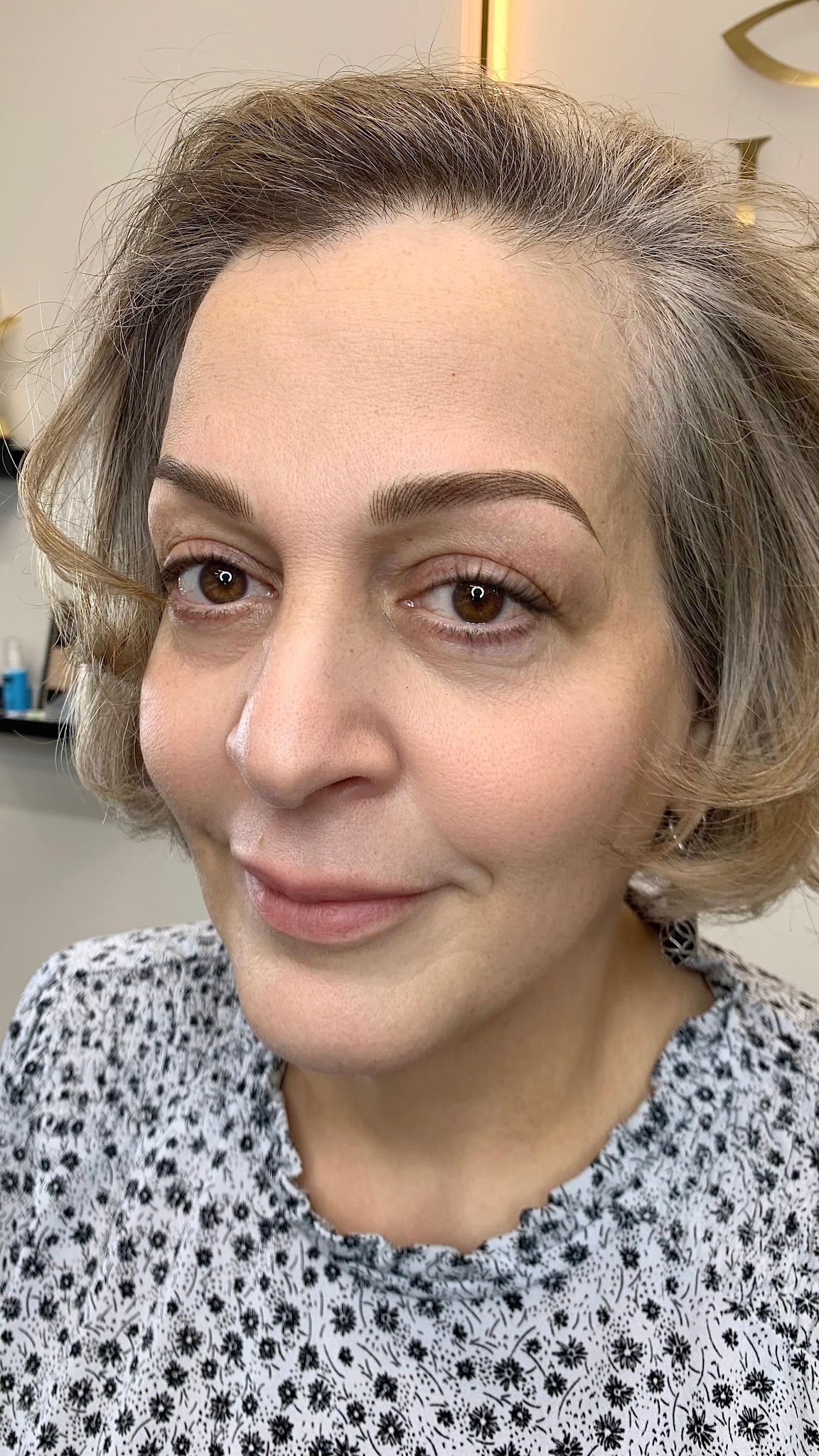 Eyebrow Tattoo result by Eva Luxe Beauty Lounge in Buford, GA