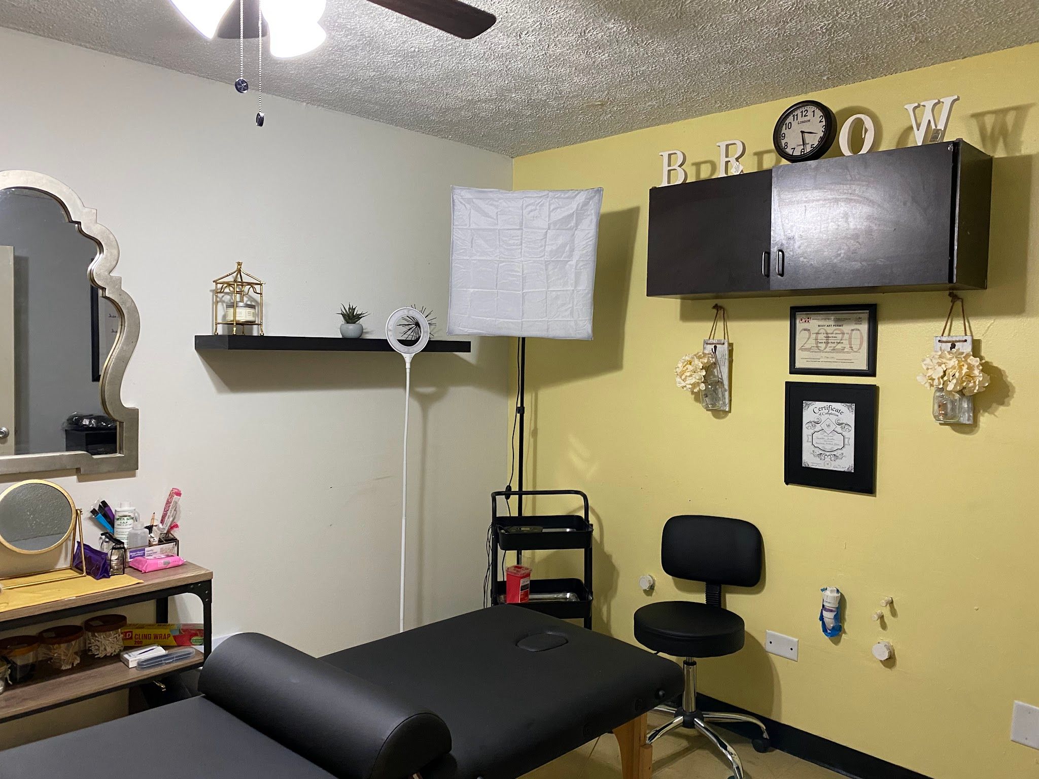 Permanent makeup work by Tann & Co. Hair Salon in Morrow, GA