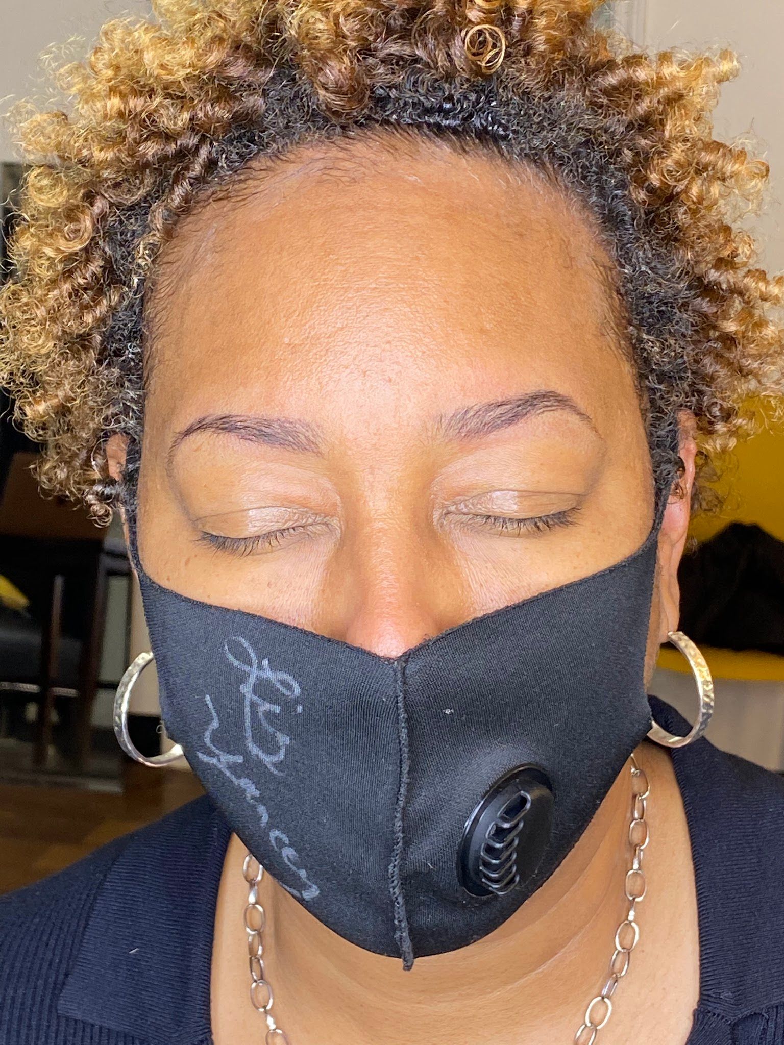 Eyebrow Tattoo result by Tann & Co. Hair Salon in Morrow, GA