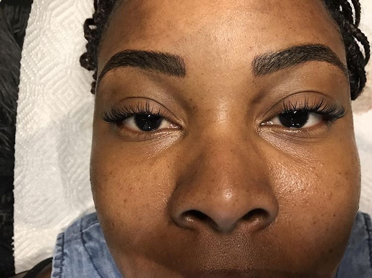 Permanent makeup work by FLASHLASH EXTENSIONS in Snellville, GA