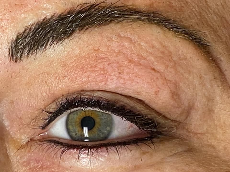 Eyeliner Tattoo result by Kari Boatner Permanent Cosmetics - Georgia in Suwanee, GA