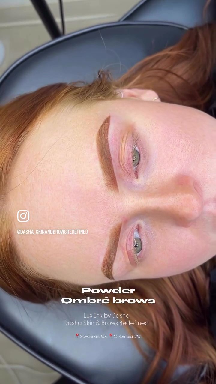 Eyebrow Tattoo result by Lux Ink by Dasha in Savannah, GA