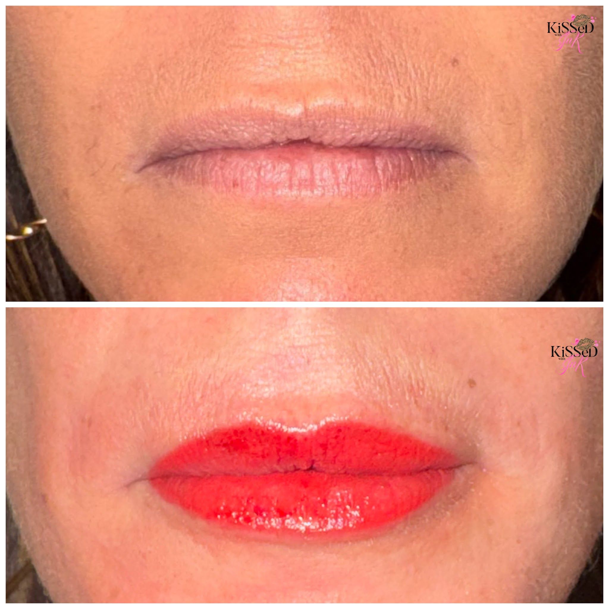 Permanent makeup work by KiSSeD with InK in Canton, GA