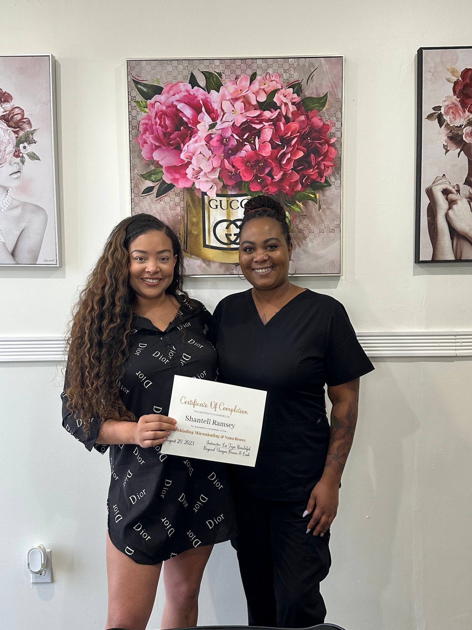 Permanent makeup work by Beyond Unique Brows & Lashes in Chamblee, GA