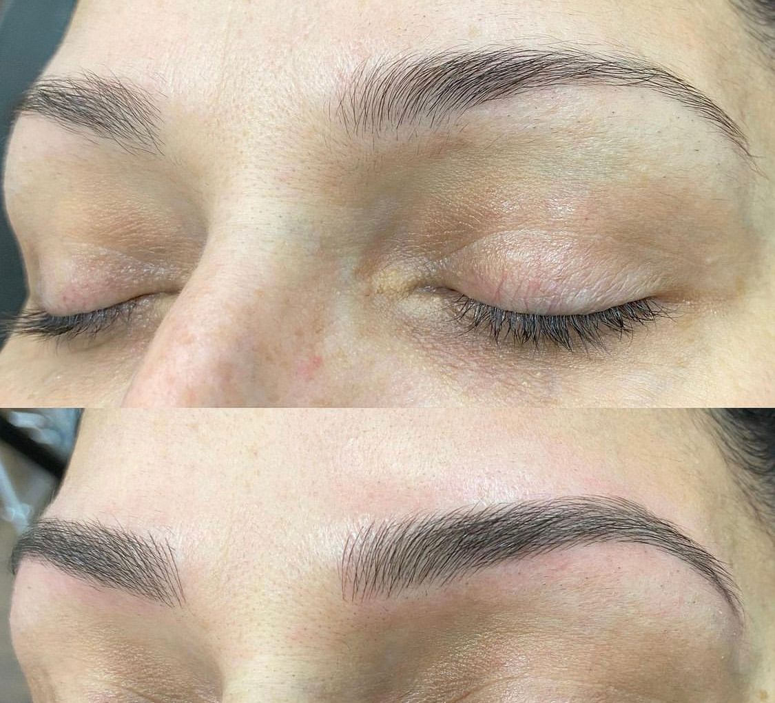 Eyebrow Tattoo result by Lasting Beauty Studio in Atlanta, GA