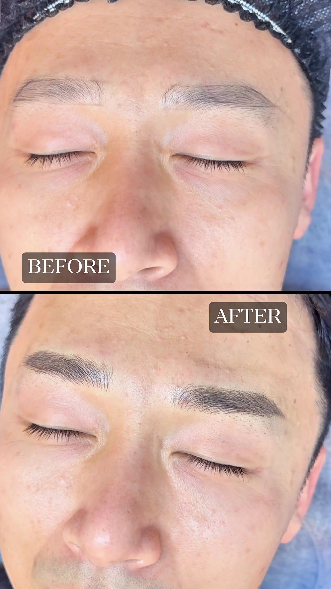 Eyebrow Tattoo result by Aura Beauty | 둘루스 스킨케어 | 애틀란타 스킨케어 | 미국파메스테틱 | 슈퍼젝션 | 애틀란타반영구 | 조지아반영구 | 애틀란타속눈썹펌, 눈썹타투, 입술타투 in Duluth, GA