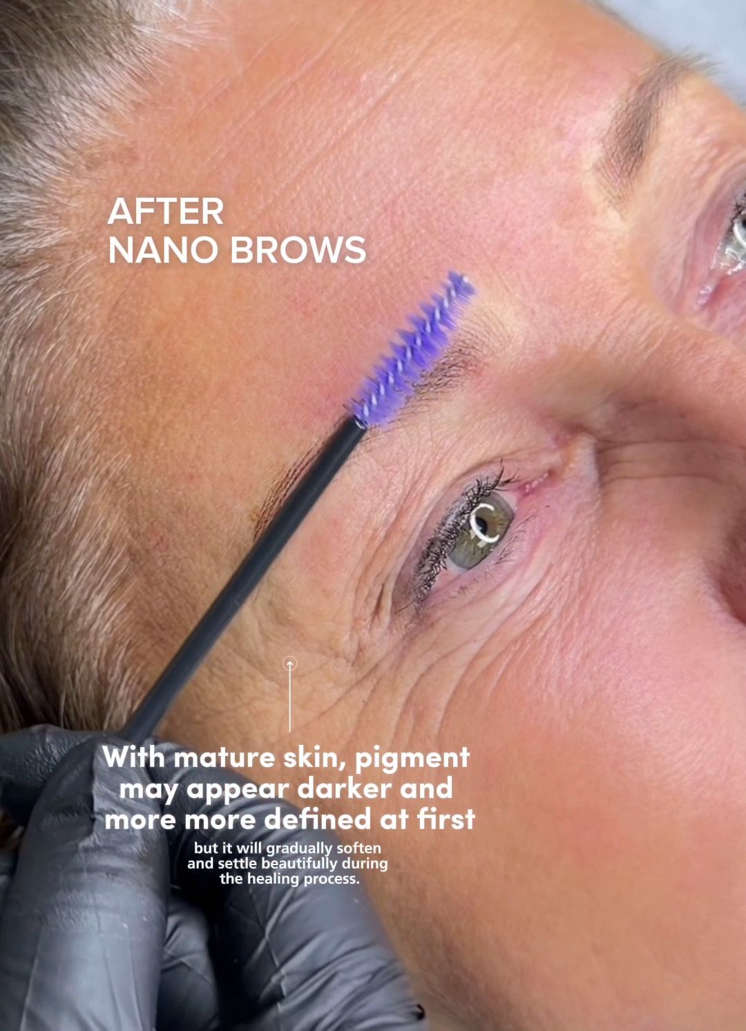 Eyebrow Tattoo result by Satri Studio in Atlanta, GA