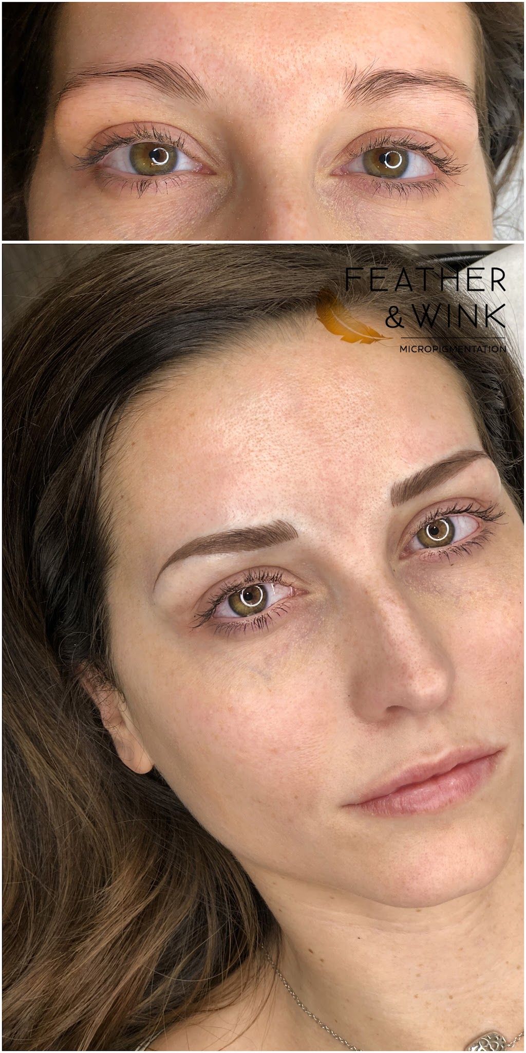Eyebrow Tattoo result by Feather & Wink Micropigmentation in Alpharetta, GA