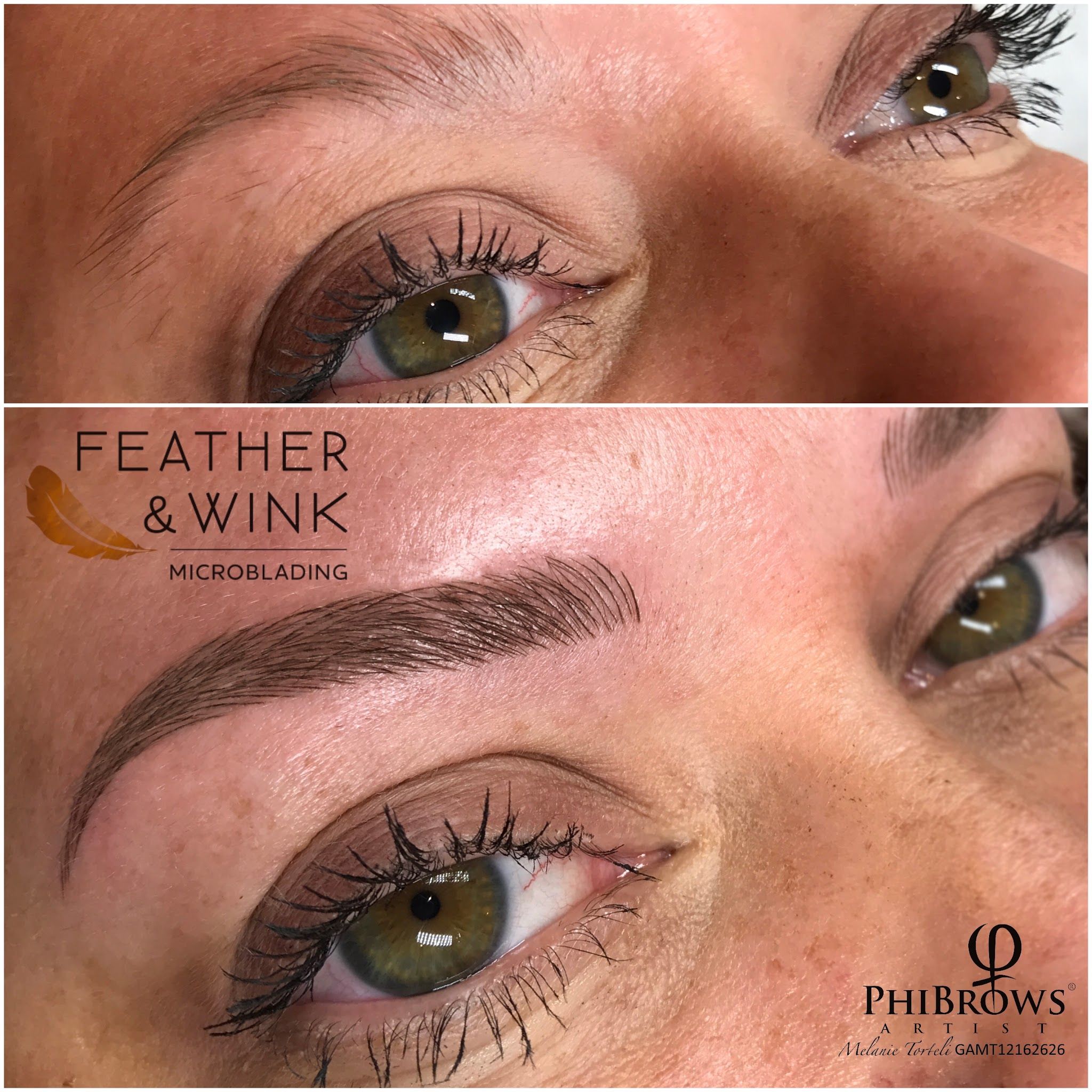 Eyebrow Tattoo result by Feather & Wink Micropigmentation in Alpharetta, GA