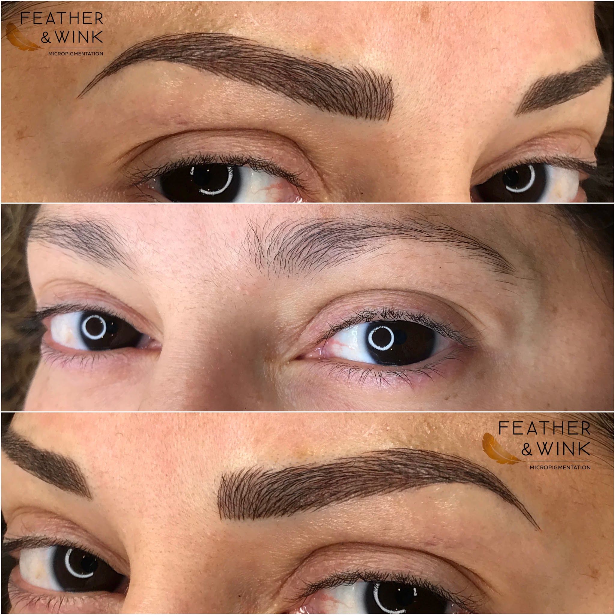 Eyebrow Tattoo result by Feather & Wink Micropigmentation in Alpharetta, GA