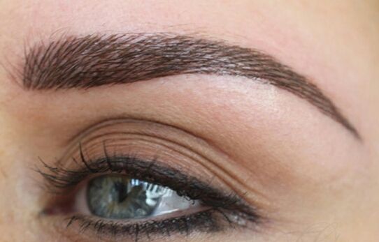 Eyebrow Tattoo result by Andreas Permanent Makeup & Eyelashes extensions in Marietta, GA