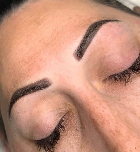 Eyebrow Tattoo result by Andreas Permanent Makeup & Eyelashes extensions in Marietta, GA
