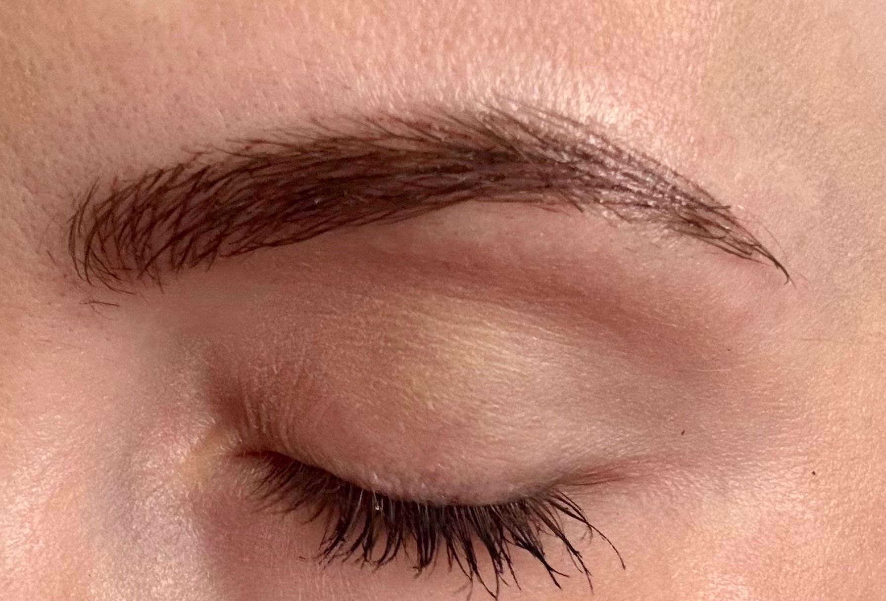 Eyebrow Tattoo result by Ellebrow Microblading & Permanent Makeup Studio NYC in New York, NY