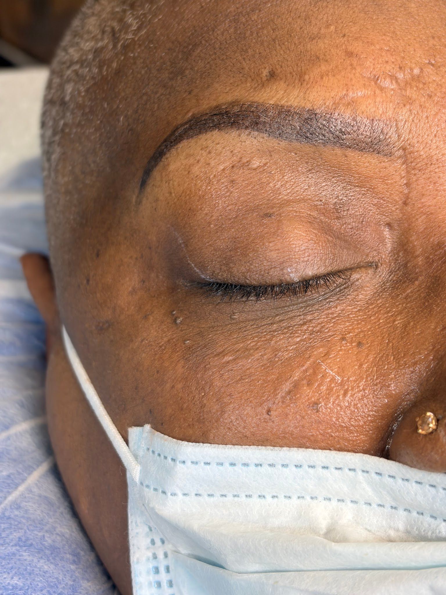 Eyeliner Tattoo result by I Am Beautiful by Mia Atlanta Brow and Lash artist in Atlanta, GA