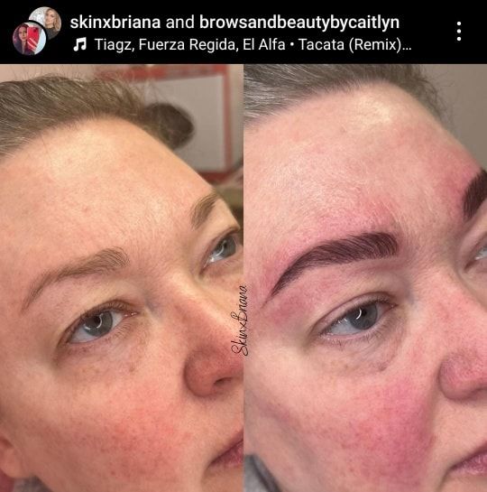 Eyebrow Tattoo result by Brows & Beauty in Columbus, GA