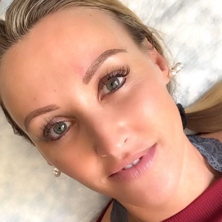 Eyebrow Tattoo result by Permanent Makeup By Laila in Loganville, GA
