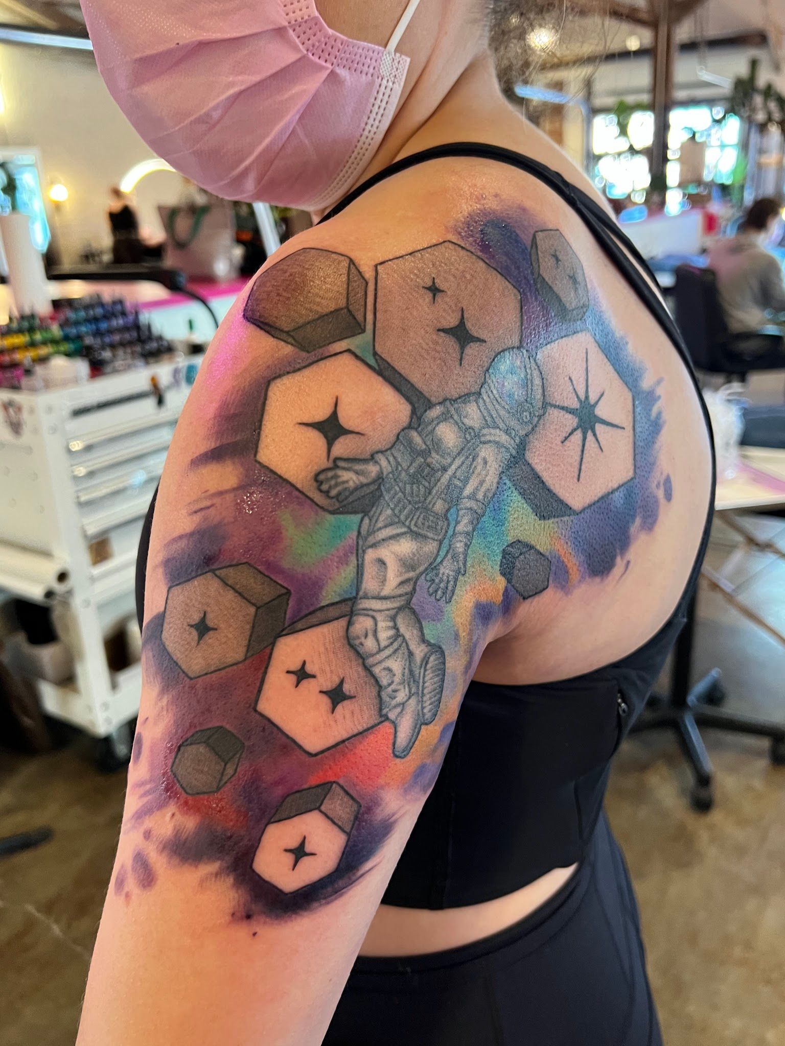 Permanent makeup work by Pink Goblin Tattoo & Piercing in Athens, GA