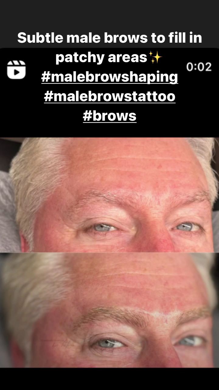 Eyebrow Tattoo result by Permanent Makeup By Hotaru in Louisville, KY